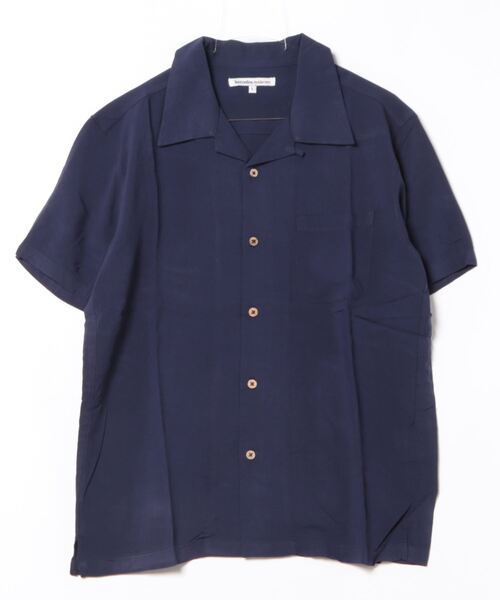 STYLEBLOCK（スタイルブロック）の「レーヨンオープンカラーシャツ（シャツ/ブラウス・メンズ・ピンク/ネイビー/カーキ/アイボリー・M/L/LL）」の8枚目の写真