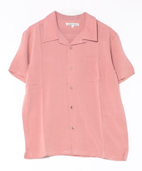 STYLEBLOCK（スタイルブロック）の「レーヨンオープンカラーシャツ（シャツ/ブラウス・メンズ・ピンク/ネイビー/カーキ/アイボリー・M/L/LL）」の9枚目の写真