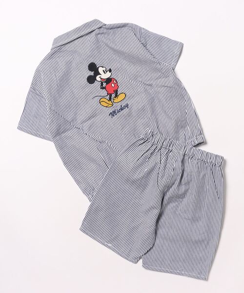 petit main（プティマイン）の「【Disney】ミッキー/セットアップ（セットアップ・キッズ・ライトブルー/ブルー・80ｃｍ/90cm/110cm/100cm/120cm/130cm）」の3枚目の写真