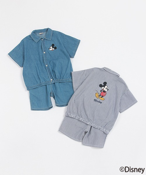 petit main（プティマイン）の「【Disney】ミッキー/セットアップ（セットアップ・キッズ・ライトブルー/ブルー・80ｃｍ/90cm/110cm/100cm/120cm/130cm）」の4枚目の写真
