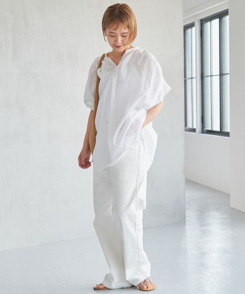 Spick & Span（スピックアンドスパン）の「コットンリネンギャザー
