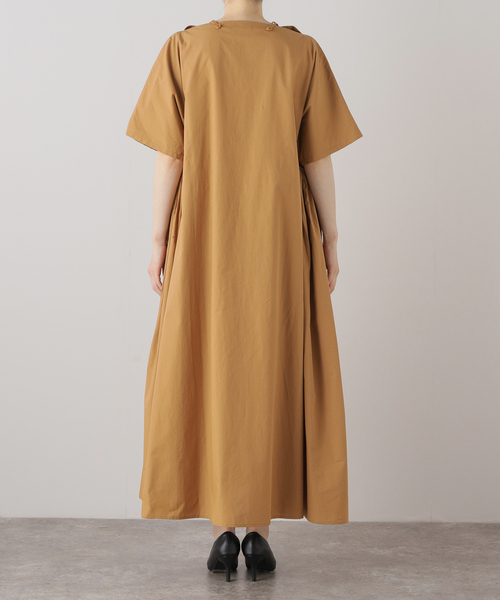 BLACK CRANE(ブラッククレーン)の「【BLACK CRANE/ブラック クレーン】STAR NECK DRESS OCP-SNK22(ワンピース・レディース・キャメル・X-SMALL)」の4枚目の写真