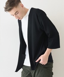 Blue Standard  | 【BLUE STANDARD/ブルースタンダード】ふわとろタッチ COOLスムース ダンボール ボタンレスカーディガン トッパーカーデ 接触冷感 DRY ストレッチ(カーディガン/ボレロ)