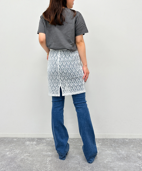U by SPICK&SPAN(ユーバイスピックアンドスパン)の「【GANNI / ガニー】 Future Heavy Jersey Ganni Re(Tシャツ/カットソー・レディース・ブラック系その他・FREE)」の7枚目の写真