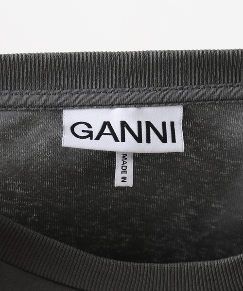 U by SPICK&SPAN(ユーバイスピックアンドスパン)の「【GANNI / ガニー】 Future Heavy Jersey Ganni Re(Tシャツ/カットソー・レディース・ブラック系その他・FREE)」の19枚目の写真