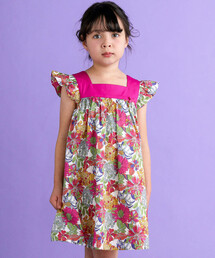 Tartine et Chocolat（タルティーヌエショコラ）の「【日本製】【お揃い】リバティ(AngelicaGarla)タナローンワンピース(90~140cm)（ワンピース・キッズ）」