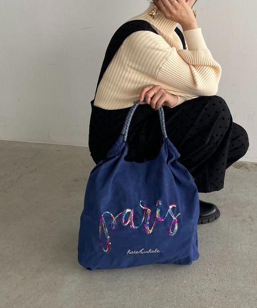 セール】デザイン 刺繍 マーケット トートバッグ（トートバッグ