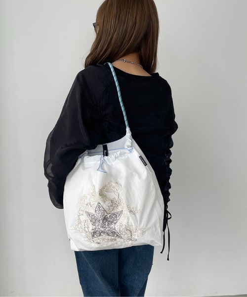 デザイン 刺繍 マーケット トートバッグ（トートバッグ）｜210nouve