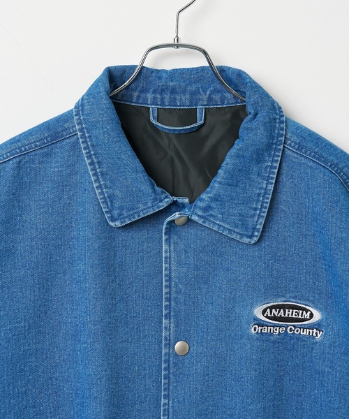 WEGO（ウィゴー）の「WEGO/デニムスタジャン（デニムジャケット・メンズ・ブラック/ライトインディゴブルー・MEDIUM/LARGE）」の18枚目の写真