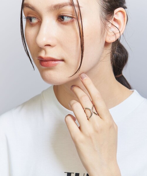 BEAUTY&YOUTH UNITED ARROWS（ビューティーアンドユースユナイテッドアローズ）の「メタル ヘンケイ リング（リング・レディース・シルバー/ゴールド・12）」の5枚目の写真