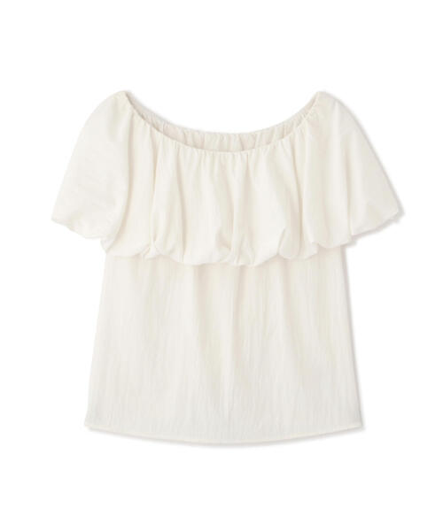 PROPORTION BODY DRESSING（プロポーションボディドレッシング）の「バルーンオフショルブラウス / 1214210702（シャツ/ブラウス・レディース・ホワイト/ブラック・FREE）」の16枚目の写真