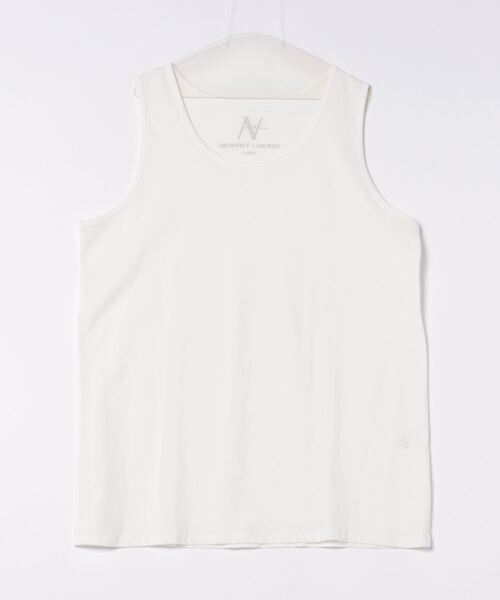 A4A(エーフォーエー)の「A4A/エーフォーエー/強撚糸 タンクトップ(タンクトップ・メンズ・ホワイト・L/M/S)」の1枚目の写真