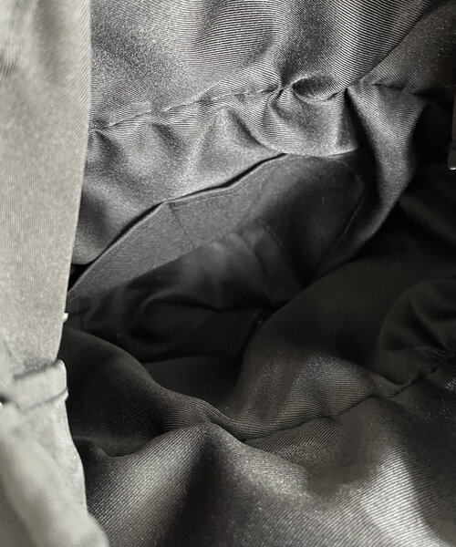 prose verse（プロズヴェール）の「リボンカゴバッグ（かごバッグ・レディース・ブラック・ﾌﾘ-）」の2枚目の写真