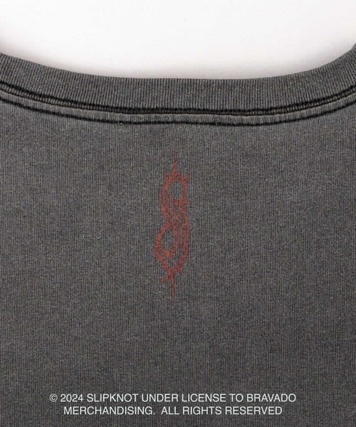 A.M.S.（エーエムエス）の「Slipknot（スリップノット） 古着風 バンドTシャツ ビッグシルエット（Tシャツ/カットソー・メンズ・ブラック/ブラック系その他・M/L/XL）」の15枚目の写真