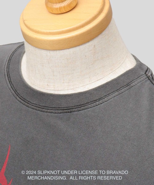A.M.S.（エーエムエス）の「Slipknot（スリップノット） 古着風 バンドTシャツ ビッグシルエット（Tシャツ/カットソー・メンズ・ブラック/ブラック系その他・M/L/XL）」の17枚目の写真