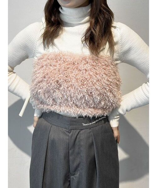 セール】フェイクファーベアトップ（キャミソール）｜CALNAMUR