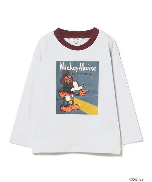 B:MING by BEAMS（ビーミングバイビームス）の「Disney / MICKEY MOUSE ポスター プリント Tシャツ（100～140cm）（Tシャツ/カットソー・キッズ・サックスブルー/ブラック・110/100/140/130/120）」の14枚目の写真