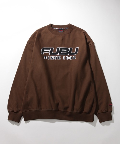 FUBU( フブ)の「【FUBU/フブ】Classic Logo Sweat/クラシックロゴ クルーネックスウェット(スウェット・メンズ・ブラック/ブラウン/イエロー/アッシュグレー・M/L/XL)」の3枚目の写真