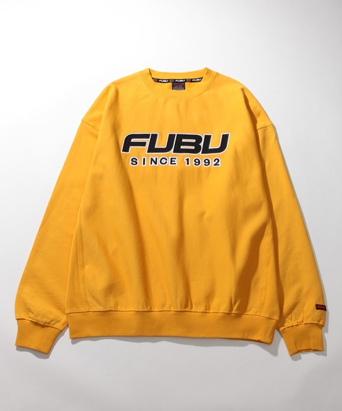 FUBU( フブ)の「【FUBU/フブ】Classic Logo Sweat/クラシックロゴ クルーネックスウェット(スウェット・メンズ・ブラック/ブラウン/イエロー/アッシュグレー・M/L/XL)」の4枚目の写真