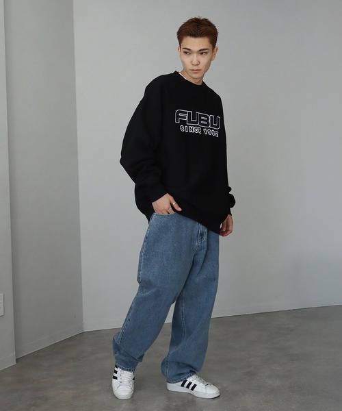 FUBU( フブ)の「【FUBU/フブ】Classic Logo Sweat/クラシックロゴ クルーネックスウェット(スウェット・メンズ・ブラック/ブラウン/イエロー/アッシュグレー・M/L/XL)」の20枚目の写真