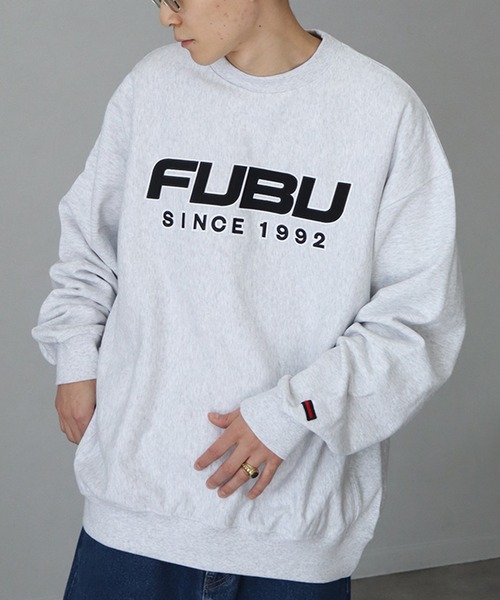 FUBU( フブ)の「【FUBU/フブ】Classic Logo Sweat/クラシックロゴ クルーネックスウェット(スウェット・メンズ・ブラック/ブラウン/イエロー/アッシュグレー・M/L/XL)」の22枚目の写真