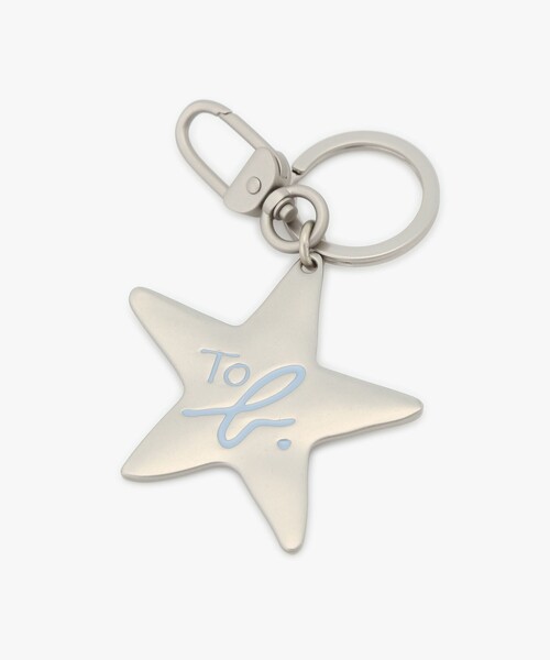To b. by agnes b.(トゥービーバイアニエスベー)の「【Outlet】メタルロゴキーチャーム(キーケース/キーアクセサリー・レディース・ブルー・FREE)」の3枚目の写真