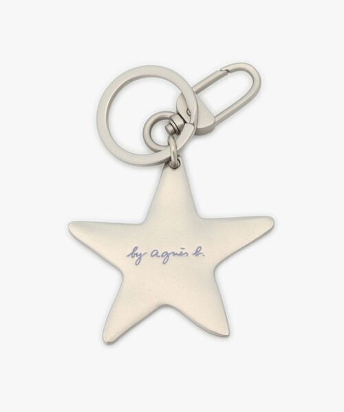 To b. by agnes b.(トゥービーバイアニエスベー)の「【Outlet】メタルロゴキーチャーム(キーケース/キーアクセサリー・レディース・ブルー・FREE)」の2枚目の写真