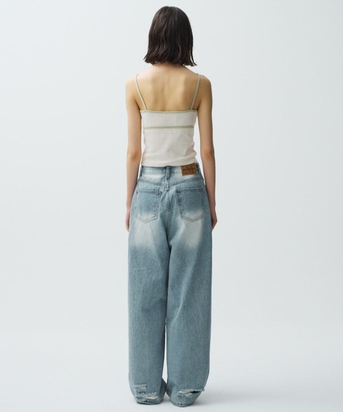 Midnight Move（ミッドナイトムーブ）の「Midnight Move／BL FITデニム（デニムパンツ・レディース・ブラック/ブルー・SMALL）」の5枚目の写真