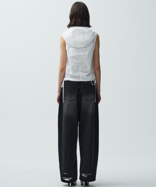 Midnight Move（ミッドナイトムーブ）の「Midnight Move／BL FITデニム（デニムパンツ・レディース・ブラック/ブルー・SMALL）」の8枚目の写真