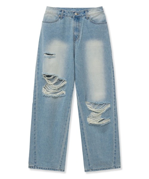 Midnight Move（ミッドナイトムーブ）の「Midnight Move／BL FITデニム（デニムパンツ・レディース・ブラック/ブルー・SMALL）」の9枚目の写真