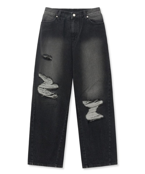 Midnight Move（ミッドナイトムーブ）の「Midnight Move／BL FITデニム（デニムパンツ・レディース・ブラック/ブルー・SMALL）」の11枚目の写真