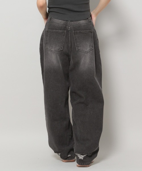 Midnight Move（ミッドナイトムーブ）の「Midnight Move／BL FITデニム（デニムパンツ・レディース・ブラック/ブルー・SMALL）」の21枚目の写真