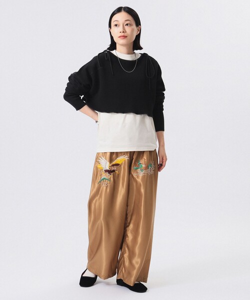 BEAMS BOY(ビームスボーイ)の「テーラー東洋 / 別注 イーグル ドラゴン & ジャパンマップ スカパンツ(その他パンツ・レディース・ライトブラウン・FREE)」の11枚目の写真