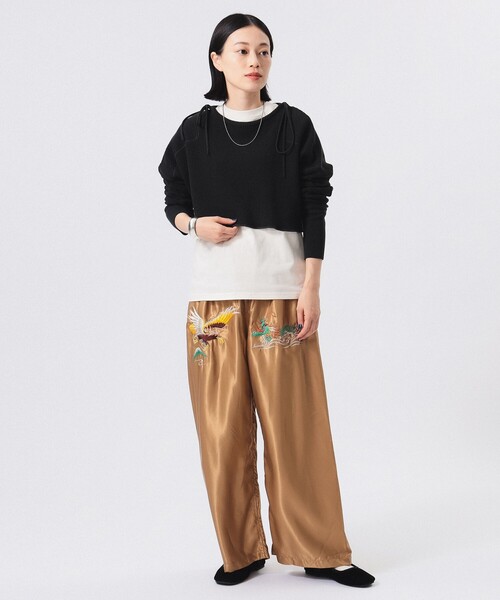BEAMS BOY(ビームスボーイ)の「テーラー東洋 / 別注 イーグル ドラゴン & ジャパンマップ スカパンツ(その他パンツ・レディース・ライトブラウン・FREE)」の10枚目の写真