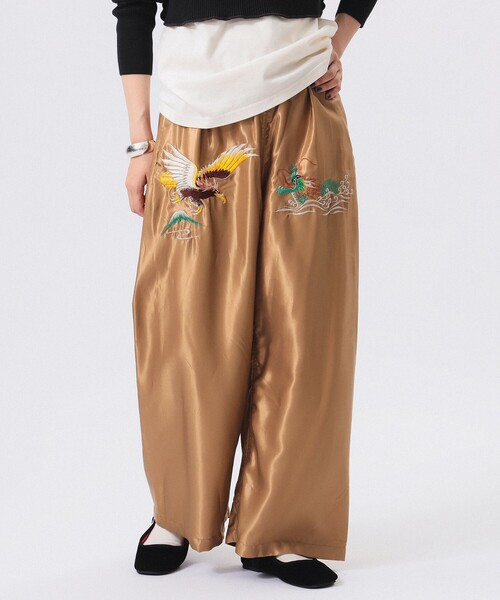 BEAMS BOY(ビームスボーイ)の「テーラー東洋 / 別注 イーグル ドラゴン & ジャパンマップ スカパンツ(その他パンツ・レディース・ライトブラウン・FREE)」の9枚目の写真