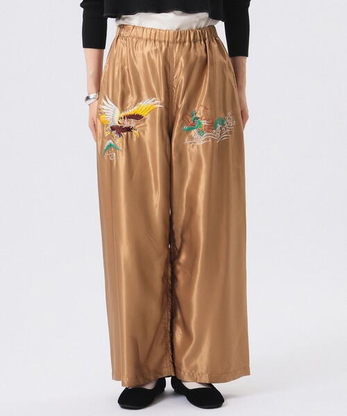 BEAMS BOY(ビームスボーイ)の「テーラー東洋 / 別注 イーグル ドラゴン & ジャパンマップ スカパンツ(その他パンツ・レディース・ライトブラウン・FREE)」の7枚目の写真