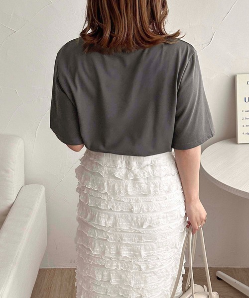 apres jour clair（アプレジュールクレア）の「【apres jour clair】アソートTシャツ【ZOZOTOWN限定アイテム】（Tシャツ/カットソー・レディース・グレー系その他/チャコールグレー/オフホワイト/ホワイト系その他2・フリー/X-LARGE）」の18枚目の写真