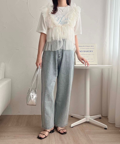 apres jour clair（アプレジュールクレア）の「【apres jour clair】アソートTシャツ【ZOZOTOWN限定アイテム】（Tシャツ/カットソー・レディース・グレー系その他/チャコールグレー/オフホワイト/ホワイト系その他2・フリー/X-LARGE）」の22枚目の写真