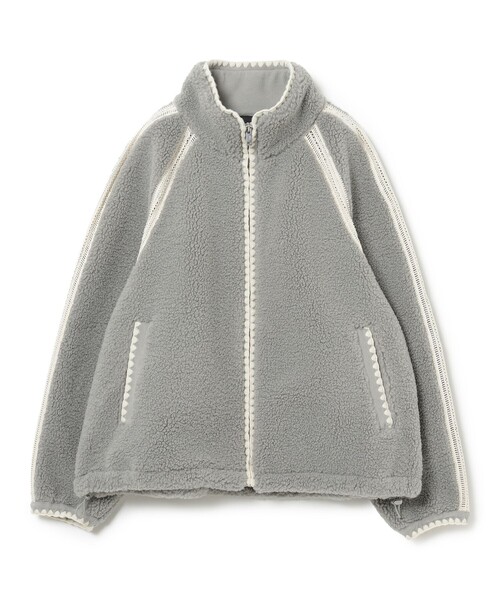 Ray BEAMS(レイビームス)の「【WEB限定】UGG(R) / Nikia Crochet UGGfluff Jacket(その他アウター・レディース・ブラック/グレー・SMALL)」の9枚目の写真