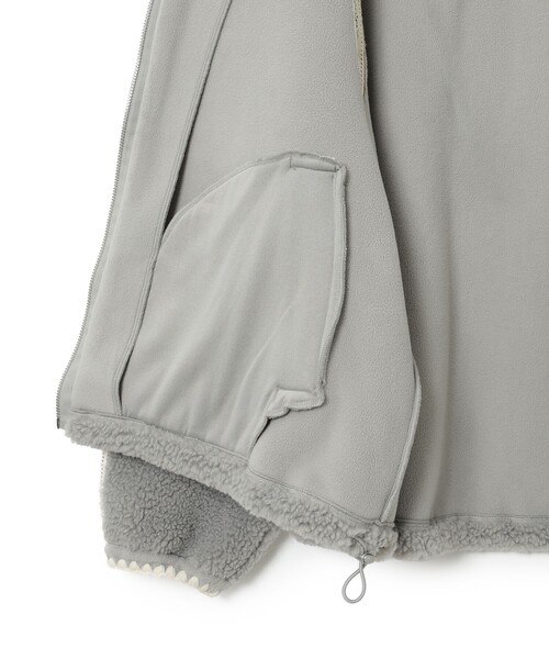 Ray BEAMS(レイビームス)の「【WEB限定】UGG(R) / Nikia Crochet UGGfluff Jacket(その他アウター・レディース・ブラック/グレー・SMALL)」の12枚目の写真
