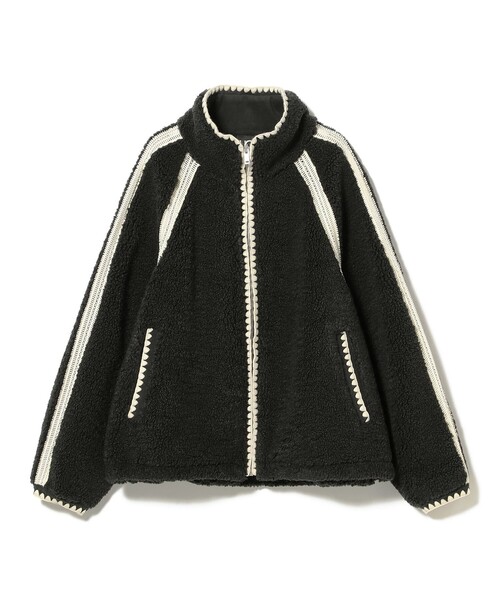 Ray BEAMS(レイビームス)の「【WEB限定】UGG(R) / Nikia Crochet UGGfluff Jacket(その他アウター・レディース・ブラック/グレー・SMALL)」の13枚目の写真