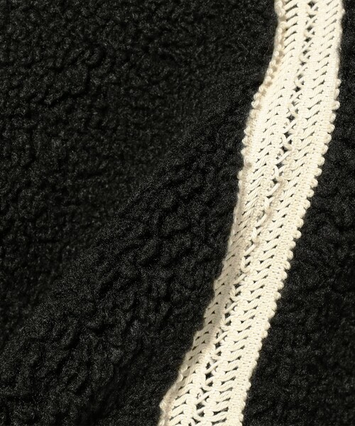 Ray BEAMS(レイビームス)の「【WEB限定】UGG(R) / Nikia Crochet UGGfluff Jacket(その他アウター・レディース・ブラック/グレー・SMALL)」の14枚目の写真