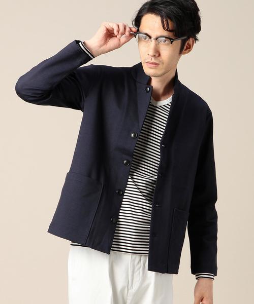 BEAUTY&YOUTH UNITED ARROWS（ビューティーアンドユースユナイテッドアローズ）の「BY ガーデニング ジャケット◆（ノーカラージャケット・メンズ・コバルトブルー/ネイビー・MEDIUM/SMALL/X-LARGE/LARGE）」の2枚目の写真