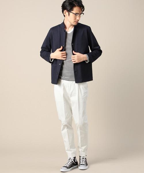 BEAUTY&YOUTH UNITED ARROWS（ビューティーアンドユースユナイテッドアローズ）の「BY ガーデニング ジャケット◆（ノーカラージャケット・メンズ・コバルトブルー/ネイビー・MEDIUM/SMALL/X-LARGE/LARGE）」の6枚目の写真