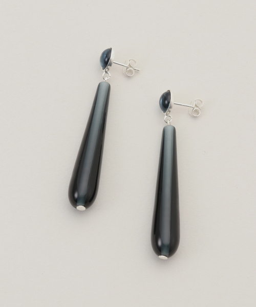 Sisi Joia(シシジョイア)の「【SISI JOIA/シシジョイア】MARYAM EARRINGS:ピアス(両耳)(ピアス(両耳用)・レディース・ネイビー・FREE)」の1枚目の写真