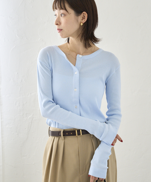 Plage NINETYPERCENTナインティーンパーセントKAIカーディガン plage（プラージュ）の「NINETY PERCENT/ナインティーン