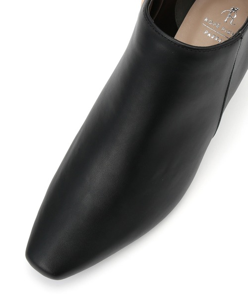 ROPE' PICNIC(ロペピクニック)の「スクエアトゥアンクルブーティー(ブーツ・レディース・ブラック/チャコールグレー・23.0cm/23.5cm/24.0cm/24.5cm)」の6枚目の写真