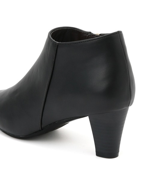 ROPE' PICNIC(ロペピクニック)の「スクエアトゥアンクルブーティー(ブーツ・レディース・ブラック/チャコールグレー・23.0cm/23.5cm/24.0cm/24.5cm)」の5枚目の写真