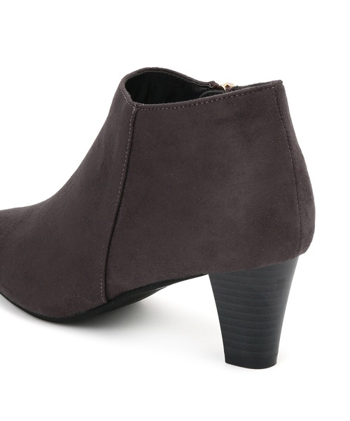 ROPE' PICNIC(ロペピクニック)の「スクエアトゥアンクルブーティー(ブーツ・レディース・ブラック/チャコールグレー・23.0cm/23.5cm/24.0cm/24.5cm)」の17枚目の写真