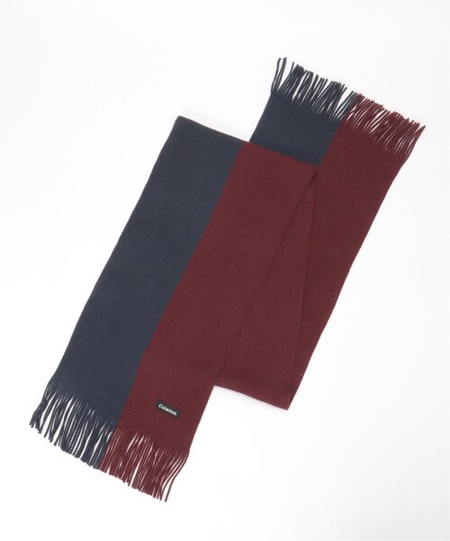 ikka（イッカ）の「【抗菌防臭】ラッセルバイカラーマフラー（マフラー・メンズ・グリーン/ブラック/ネイビー・FREE）」の18枚目の写真